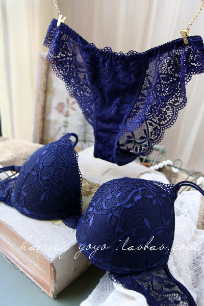 Free Shipping 2013 hot sexy fasion women push up Seamless lace cotton Bra and Panty set cotton print corset underwear lingerie