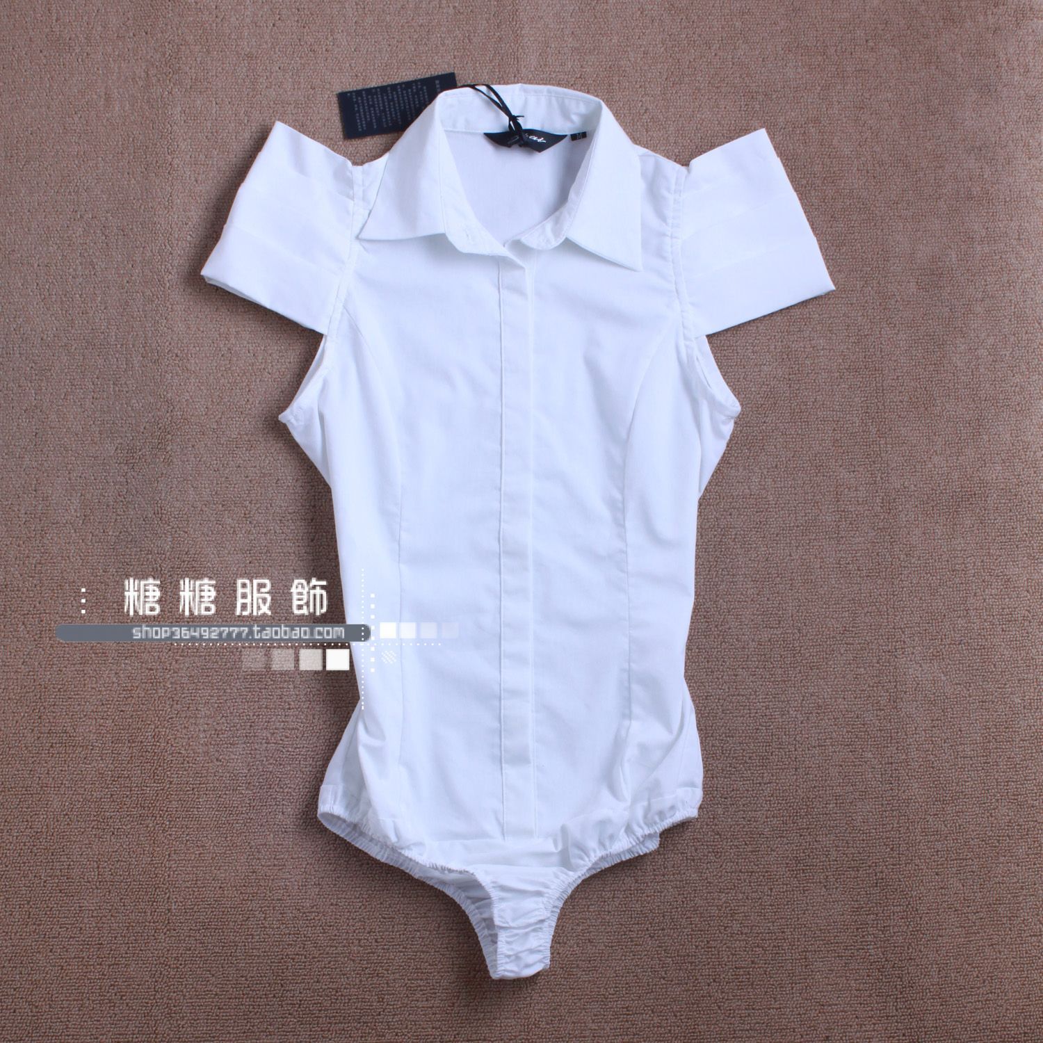 Free shipping! 2013 Ladies fashion casual short-sleeve solid color OL blouse body shirt for women