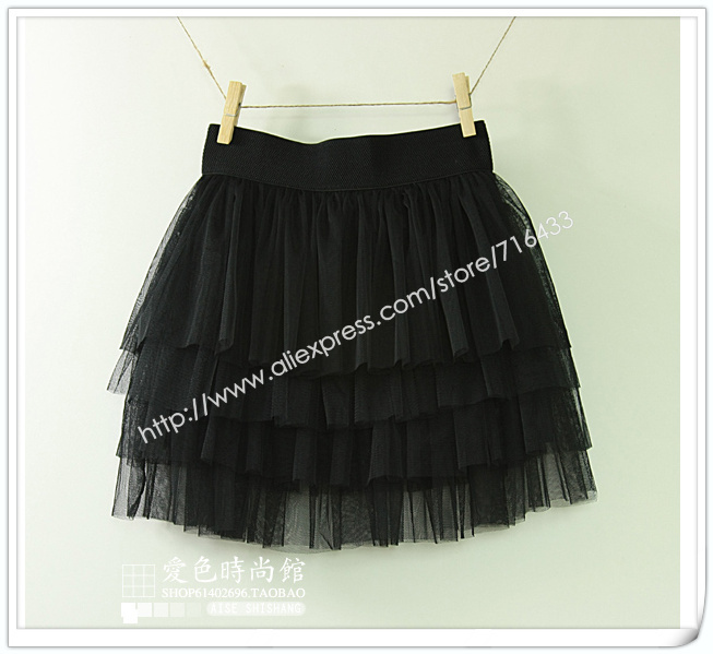 free shipping 2013 leather Party bud pleated skirt for women chiffon Princess Summer Puff skirt dress wly085