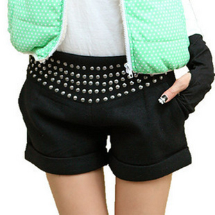 Free shipping 2013 New arrival fashion boots,short trousers,beads,high waisted shorts xl,fashion sexy slim shorts for women