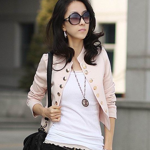 Free shipping 2013 new arrival fashion cheap women's blazer short jacket