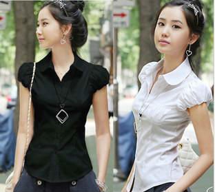 Free Shipping 2013 New arrival ShiShang Women's Fashion Short Sleeve Blouses,CottonT-Shirt