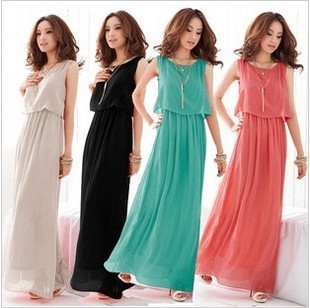 Free shipping 2013 New arrival ultra long bohemia chiffon dress 8863