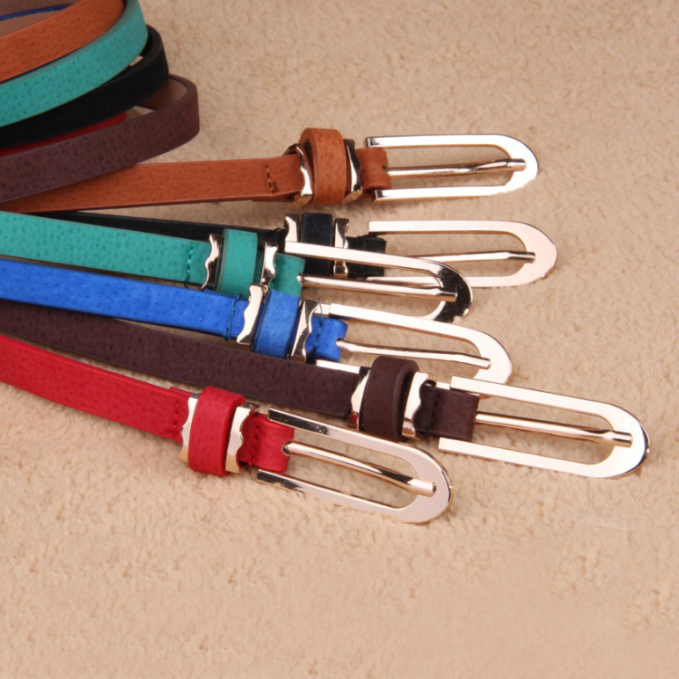 Free shipping 2013 new fashion Genuine leather long agings mixed pigskin belt thin belt belly chain accounting female clothing