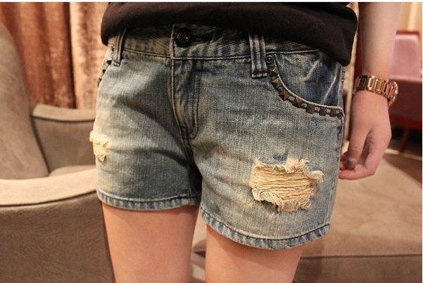 Free shipping 2013 NEW!Lady denim shorts,hollow out  women's jeans shorts,hot sale ladies' denim short pants