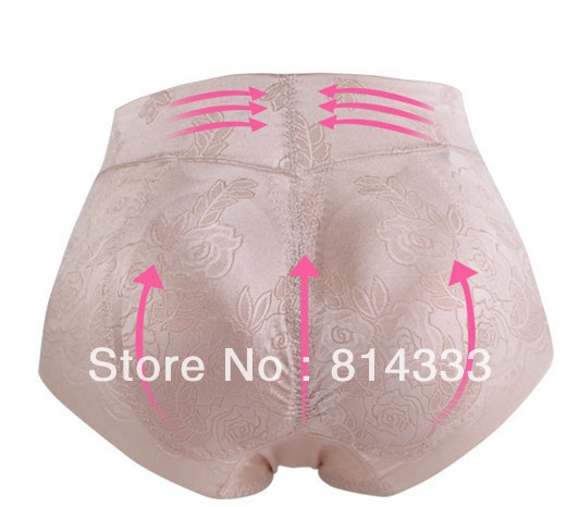 Free shipping 2013 new seamless Bottom Up underwear(bottom hip pad panty,sexy lingerie,buttock up panty