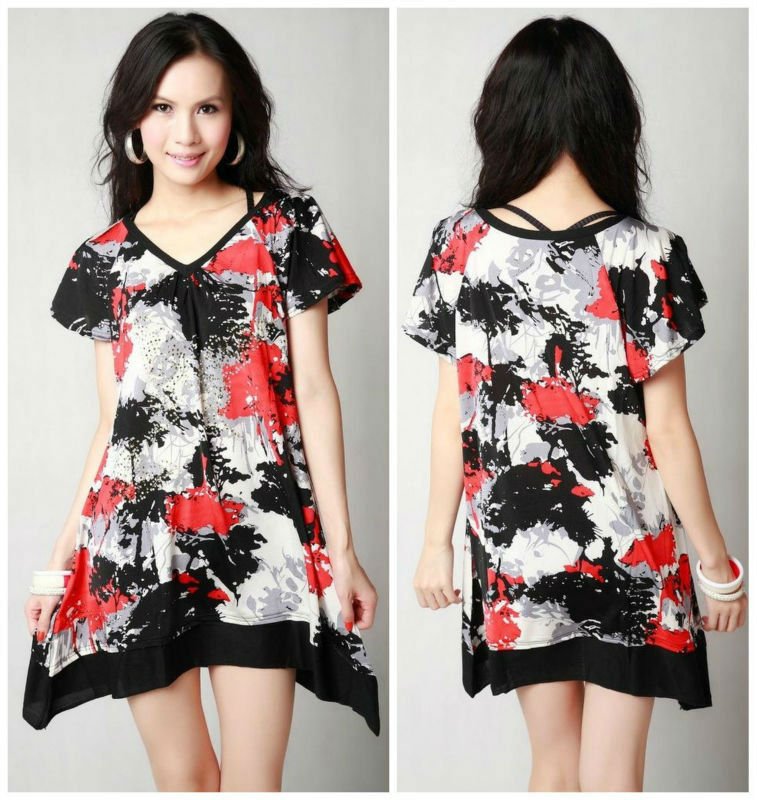 Free Shipping 2013 New, Short Sleeve V-Neck Vintage Diamond Plus Size Strapless Fashion Dress Ladies' Sexy Mini Dress F-Q181