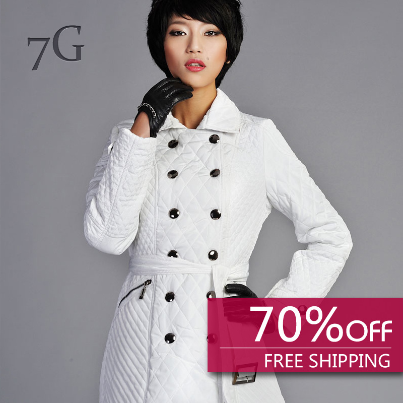 Free Shipping 2013 PROMOTION Women Fashion Long Sleeve Double Breasted Coat Wholesale and Retail 1109