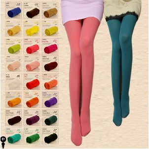 Free shipping. 2013 South Korea imported spring models the new velvet impervious meat pantyhose-candy-colored stockings female