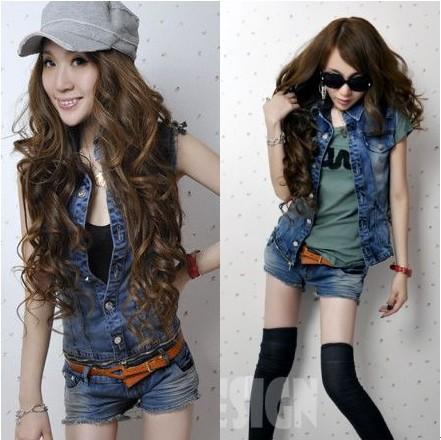 Free Shipping 2013 spring low-waist one piece summer denim one piece shorts