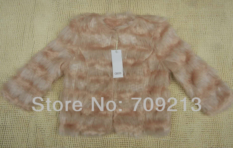 free shipping 2013 spring New style Short rabbit fur coat Coat Women's Outwear wholesale w29