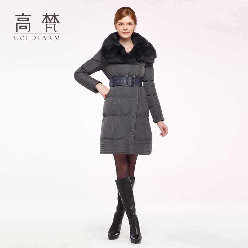 Free Shipping 2013 Spring NEW Women's Fashion  down coat female  medium-long down coat female down coat