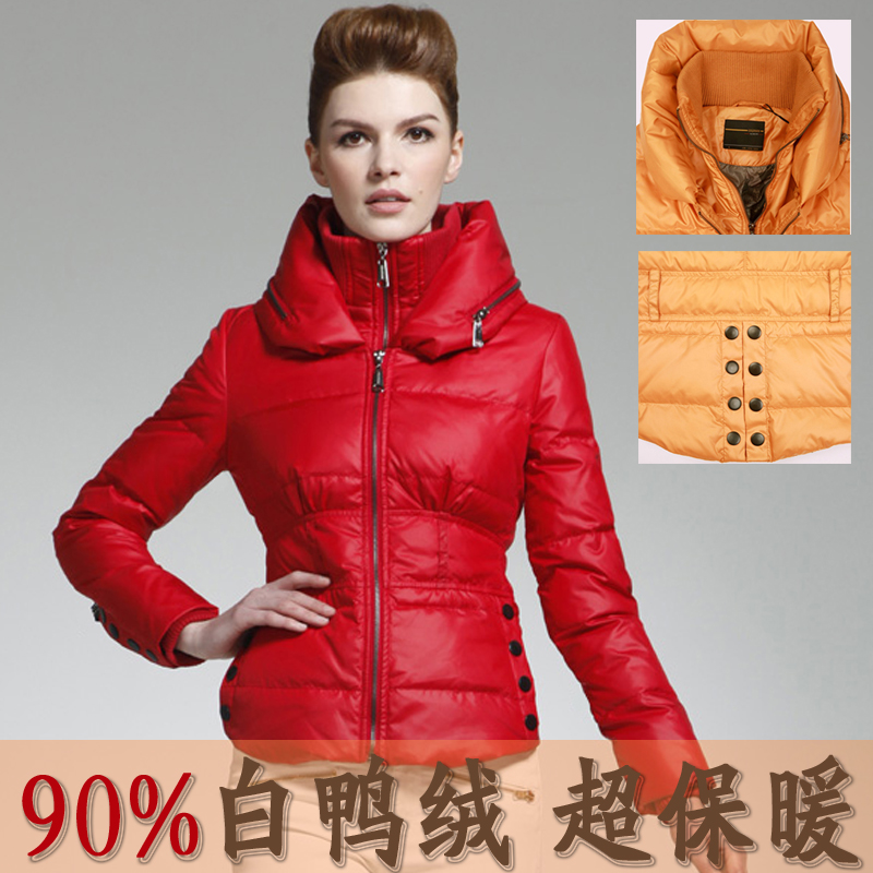 Free Shipping 2013 Spring NEW Women's Fashion   the trend of female down coat down coat short design down coat