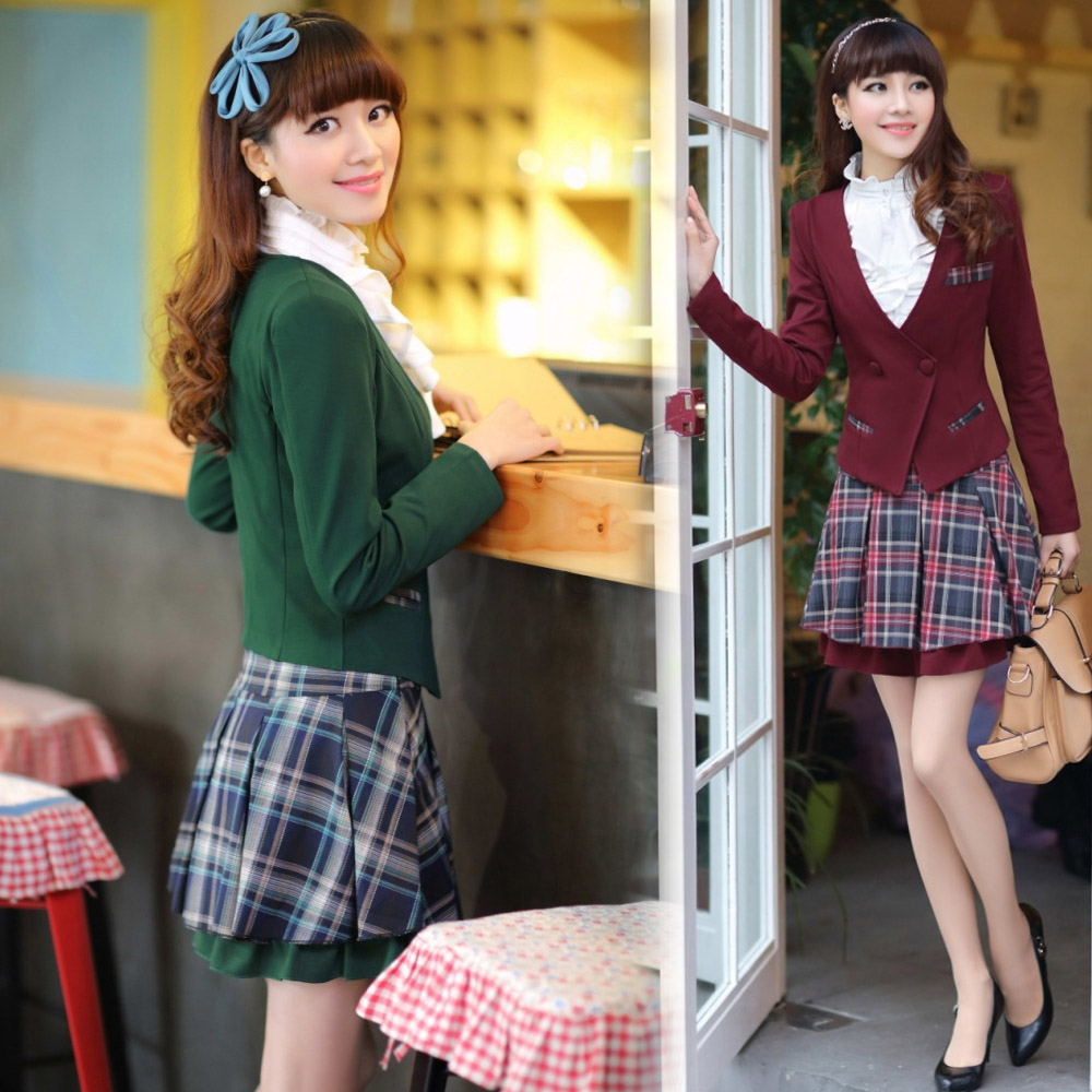 Free shipping 2013 spring work wear ol professional set formal fashion long-sleeve women's work wear dress skirt