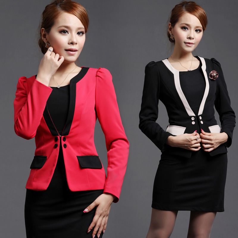 free shipping 2013 spring work wear work wear women's set ol women's suit skirt 8032