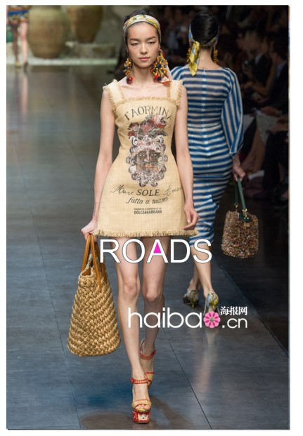 Free shipping 2013 summer and spring women's fashion T stage vintage head print tassel tank linen dress