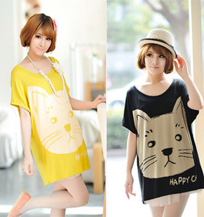 Free shipping 2013 summer maternity clothing maternity t-shirt modal cotton maternity short-sleeve loose plus size