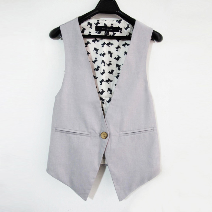 Free shipping 2013 summer slim suit vest