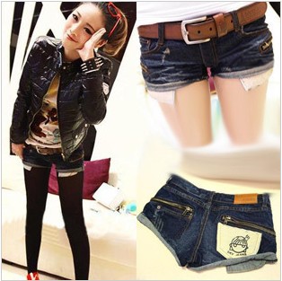 Free shipping 2013 summer womens hot sale short pants fashion casual slim fit ladies shorts