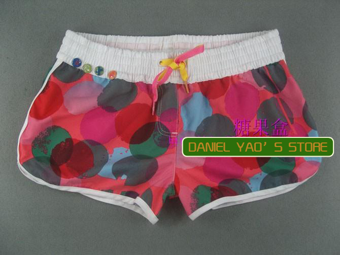 Free shipping/2013 surfing shots/swimming trunks /short beach wear/ women's leisure wear /sexy beach pants/colorful/RX-12