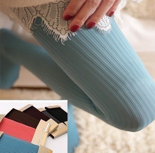 Free Shipping 2013 Thin Rough Vertical Stripe Pantyhose Socks&Multicolour Socks