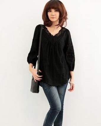 Free shipping 2013 women blouses,blouse for women/fashion shirt women stylish Size: L XL XXL XXXL