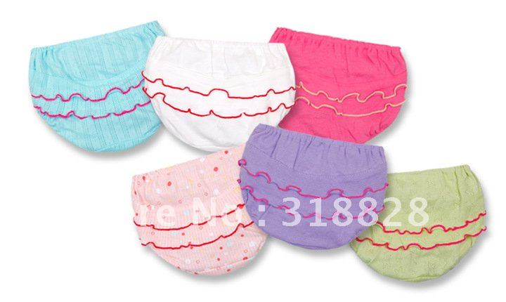 free shipping 24pcs/lot cartoon underwears girls cotton panties Breathable lace underwear kids lovely gift