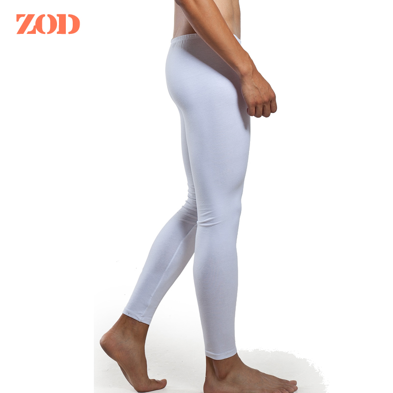 Free shipping 2pcs/lot 6 zod underwear mens legging silky low-waist long johns 106017