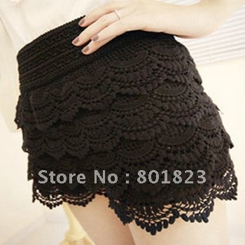 Free shipping-2pcs/lot,lace shorts(color same as picture),best-selling,new in