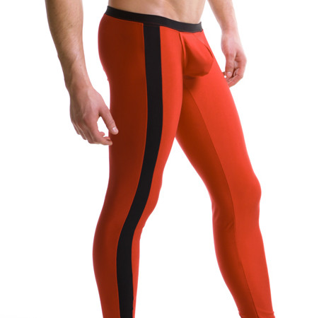 Free shipping 2pcs/lot N2 n male silky thermal trousers long johns bags sexy legging lounge pants