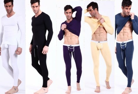 Free shipping 2pcs/lot Wj modal autumn and winter set chromophous basic long johns long johns