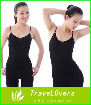 Free shipping 2pcs/ lot Women's Body Slimming Camisole Body Tops Body Shaper Push Up Breast Vest