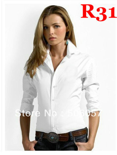 Free shipping 2pcs/lot women's fashion long-sleeved shirt women shirts Size S M L XL----008