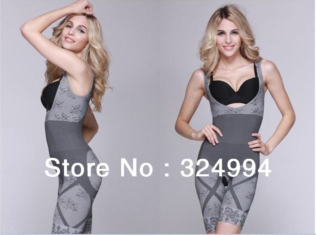 FREE SHIPPING 2PCS/LOT! Women's Magic slimming underwear ,bamboo charcoal slimming suits ,gray color, Sculpting Underwear!