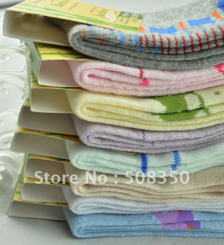 Free Shipping 36 Pairs Women's  Socks, Bamboo Socks, Casual Socks , Ladies Socks Mix Colors