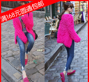 Free Shipping 393 2013 all-match distrressed wearing white skinny jeans pants dress wholesale