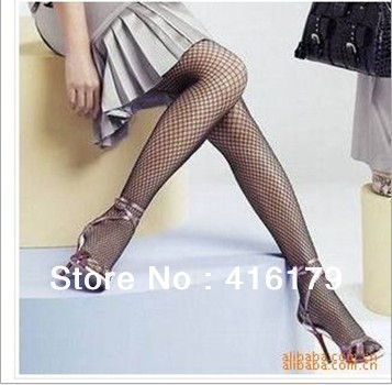 free shipping 4 pcs fishnet fashionable tights black net sexy all matches tights good looking super star style