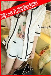 Free Shipping 406 2013 three-dimensional crotch vintage ol half sleeve outerwear dress wholesale