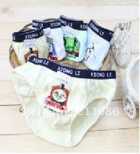 free shipping,48pcs/lot 2012  cartoon 100% cotton children triangular pants,children underwear,children's briefs & Boxers