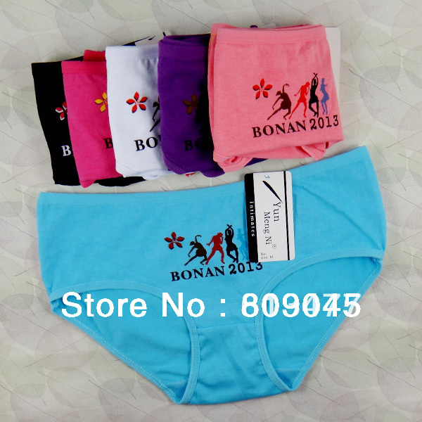 free shipping,(48pcs/lot)women cotton sexy underwear/ladies panties/lingerie/bikini underwear pants/ thong intimatewear 86550-1