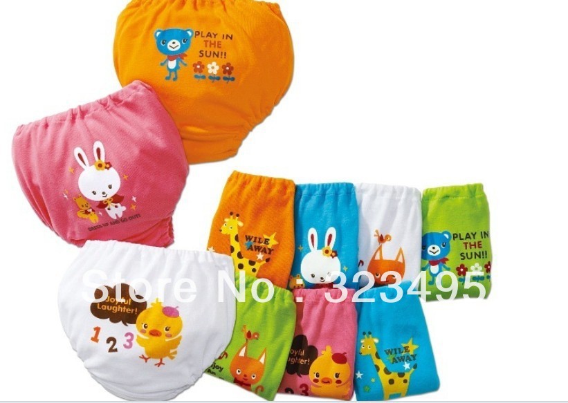 free shipping 50pcs/lot quality Cartoons Baby underwear/Baby brief/Toddler infant underwear/Baby diaper