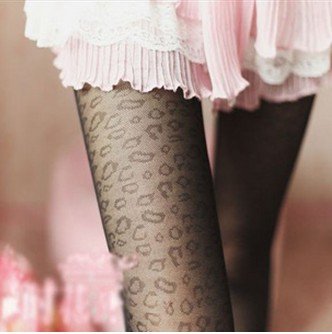 Free Shipping 50pcs.New arrived,Fashion sexy Leopard Grain pantyhose ultrathin plaid silk stockings, popular socks