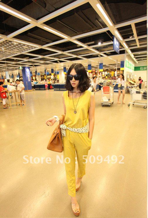 Free shipping 5781 fashion wave belt piece pants