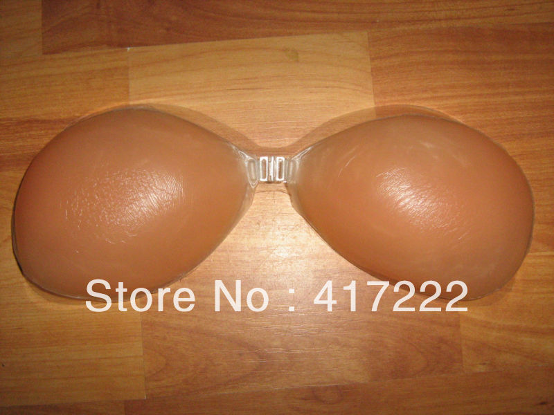 Free Shipping!5pair/lots Sexy Rubber Silicone Adhesive Sticky Breast Push Up Strapless Bra