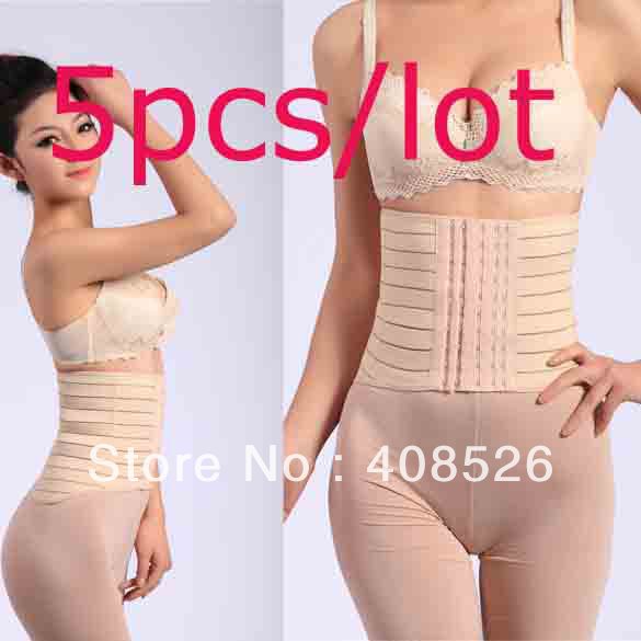 Free shipping,5pcs Invisible Tummy Trimmer New Abdomen Slimming Belt Waist trimmer,lim & Lift Body Shapes wear Thinner 3858