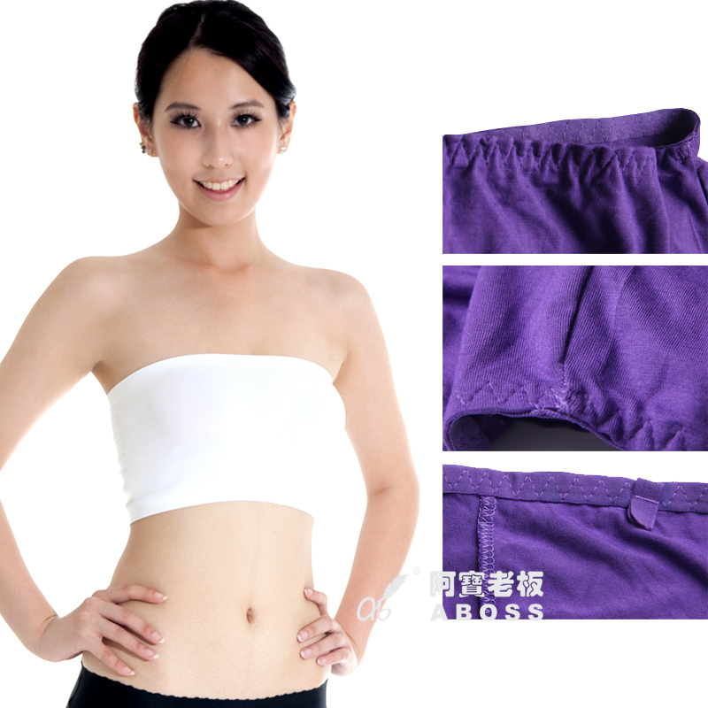 free shipping 5pcs/lot A1202 2013 summer all-match 100% modal cotton tube top tube top around the chest