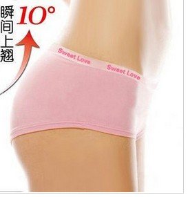 Free shipping,5pcs/lot Female butt-lifting sexy rims modal comfortable small boxer butt-lifting panties trigonometric