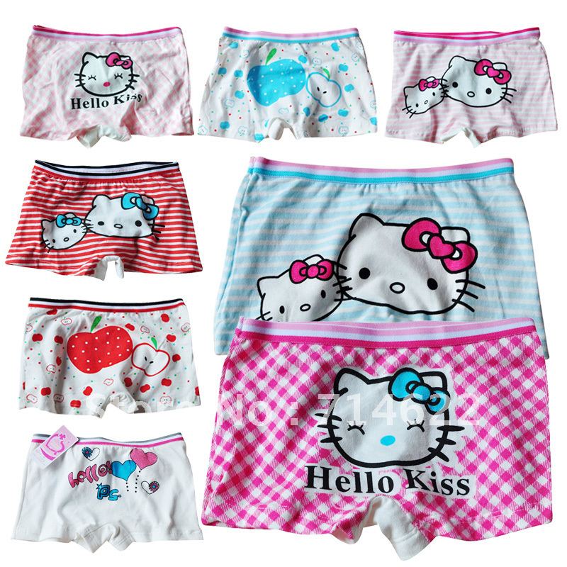 Free shipping 5pcs/lot girl fashion children underwear with wholesale and retail