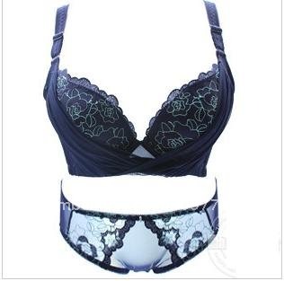 free shipping,5set hotting sell High quality Deep-V  Fashionable weman sexy bras&Brief ,send by China post /C3