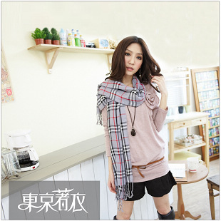 free shipping 68 autumn flower wool knitted sweater 0019802